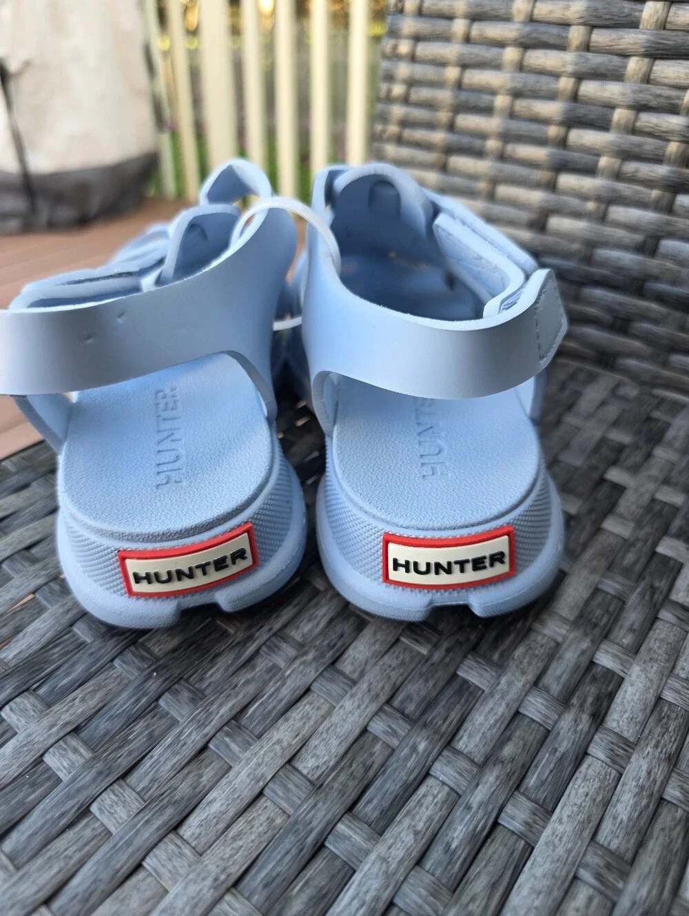 Hunter Little Kids Belize Kid's Casual Sandals, Light Blue, K13